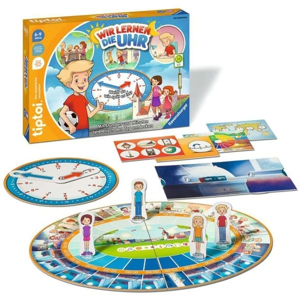 Ravensburger Tiptoi Wir Lernen Die Uhr, Brettspiel 3 Ravensburger Tiptoi Wir Lernen Die Uhr, Brettspiel – Bild 3