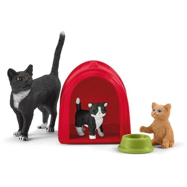 Schleich Farm World Spielspaß Für Niedliche Katzen, Spielfigur – Bild 2