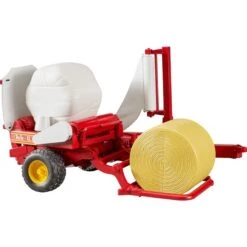 Bruder Ballenwickler Mit Ockerbraunem Und Schwarzem Rundballen, Modellfahrzeug -Ravensburger Verkäufe bruder Ballenwickler mit ockerbraunem und schwarzem Rundballen Modellfahrzeug@@1ssbz002 2