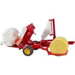 Bruder Ballenwickler Mit Ockerbraunem Und Schwarzem Rundballen, Modellfahrzeug -Ravensburger Verkäufe bruder Ballenwickler mit ockerbraunem und schwarzem Rundballen Modellfahrzeug@@1ssbz002 4