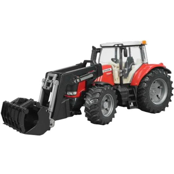 Bruder Massey Ferguson 7624 Mit Frontlader, Modellfahrzeug 1 Bruder Massey Ferguson 7624 Mit Frontlader, Modellfahrzeug